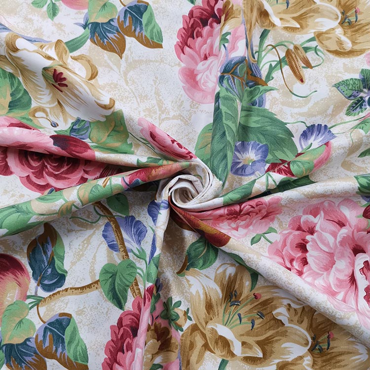 100% Polyester Dispers Print Stof