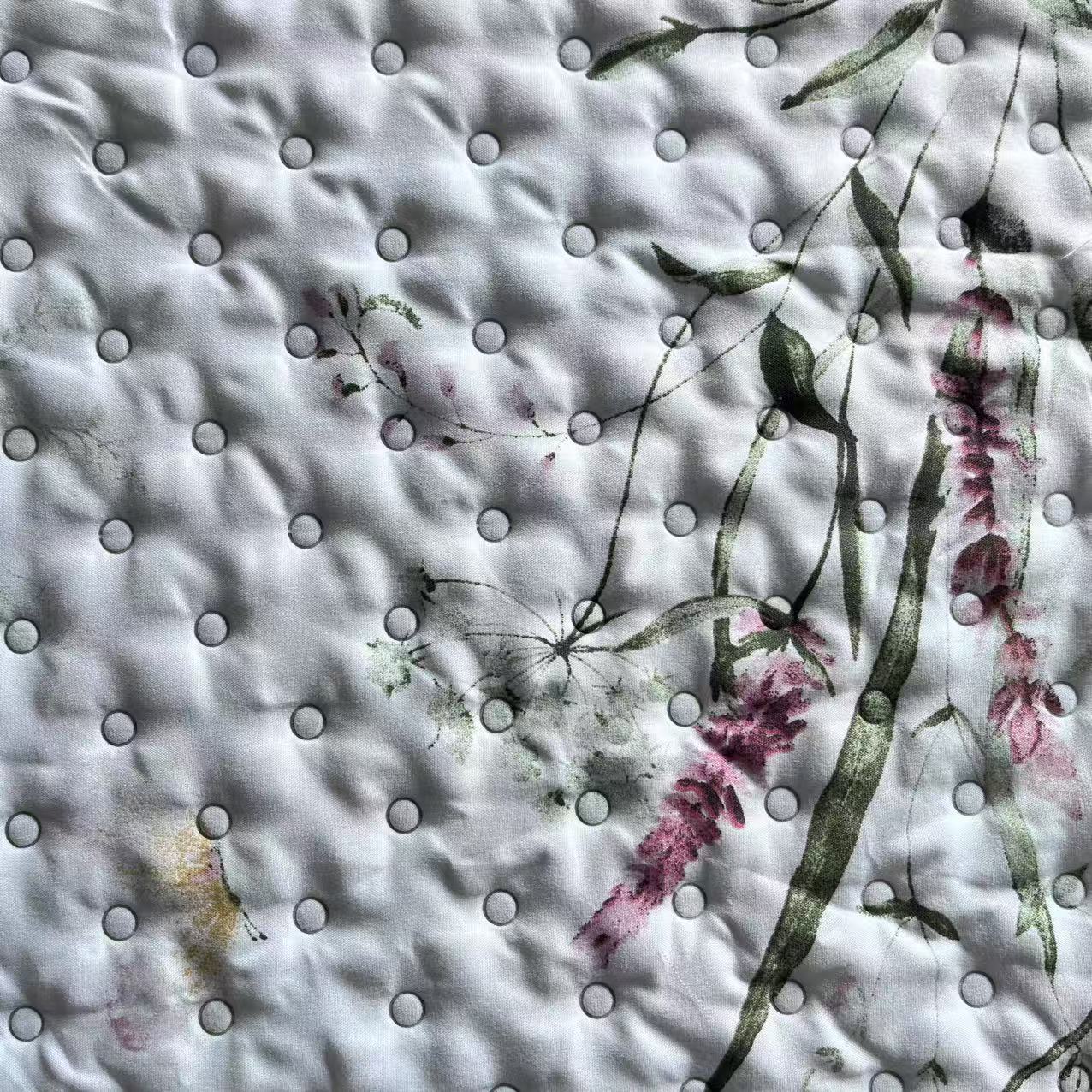 Ultrasonic Fabric Disperse Print Microfiber Fabric